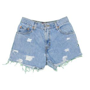 Vintage Levis 550 Distressed Shorts Sz. 27